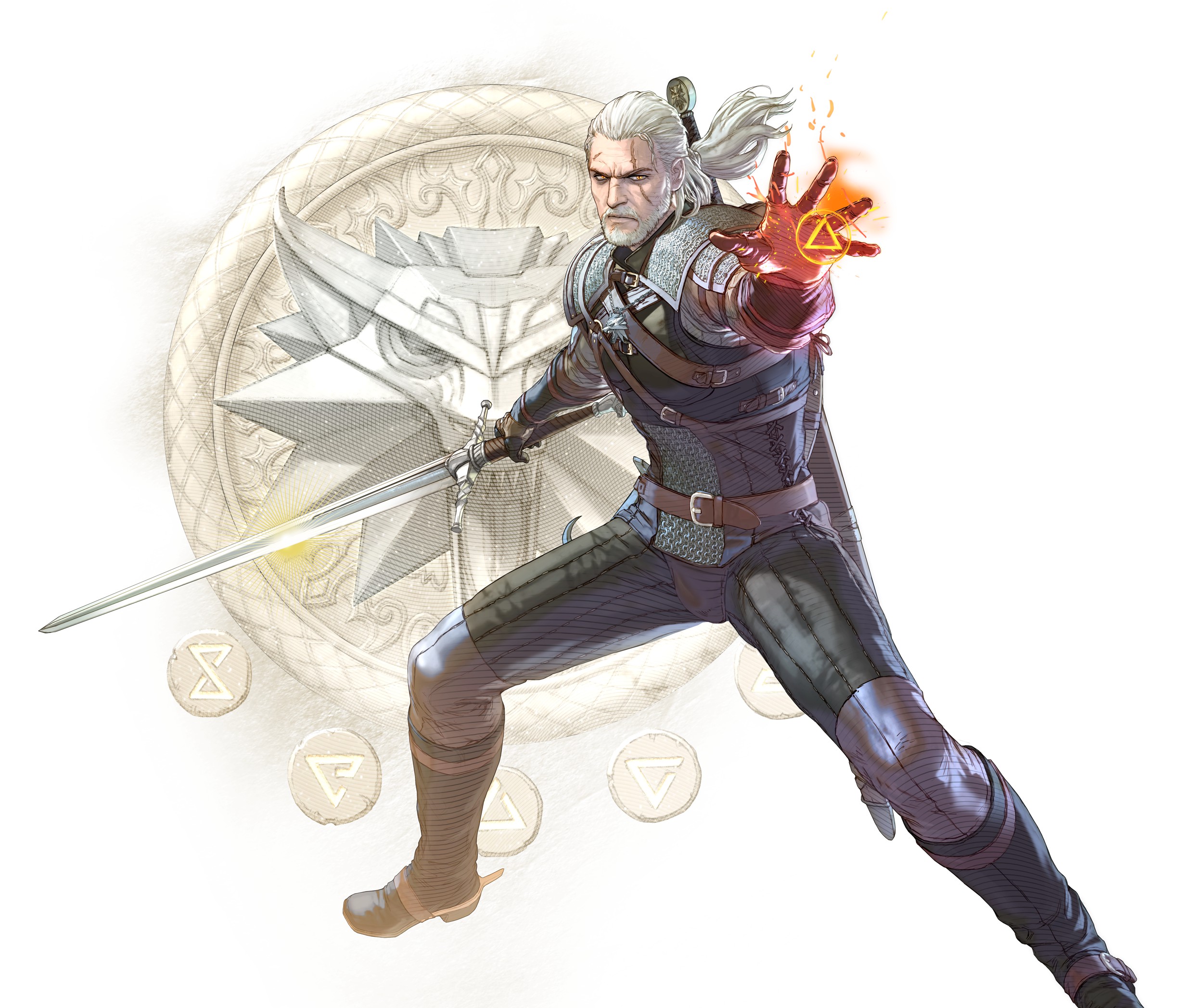 Geralt of Rivia Soul Calibur 6